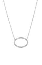 Women's Carriere Diamond Horizontal Open Oval Pendant Necklace (nordstrom Exclusive)