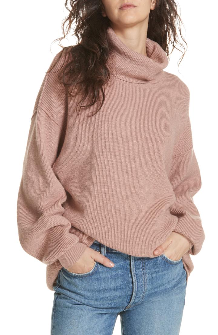 Women's Free People Softly Structured Knit Tunic - Brown