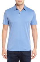 Men's Robert Barakett Batiste Pima Cotton Polo, Size - Blue