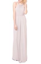 Women's Ceremony By Joanna August 'catherine' Braided Halter A-line Gown - Pink