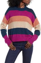 Women's Bp. Stripe Boucle Sweater, Size - Blue