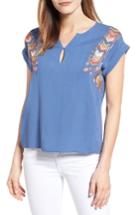 Women's Thml Embroidered Shoulder Top