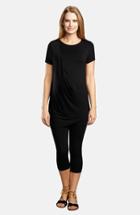 Women's The Urban Ma Pleated Asymmetrical Maternity Tee