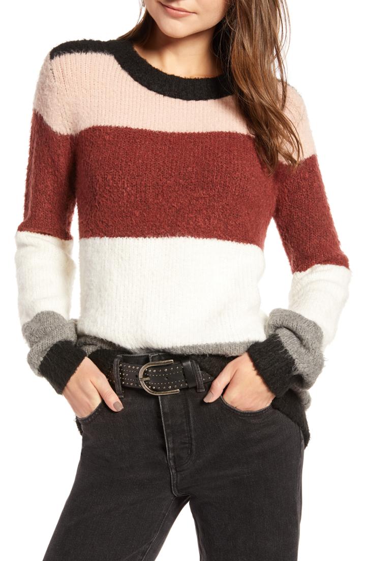 Women's Treasure & Bond Crewneck Sweater - Red