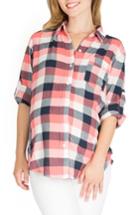 Women's Nom Maternity Sadie Maternity/nursing Shirt - Pink