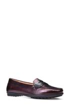 Women's Geox Elidia 5 Penny Loafer .5us / 36.5eu - Burgundy