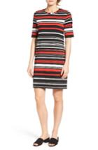 Women's Halogen Stripe Tunic Dress - Ivory