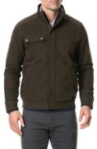 Men's Rodd & Gunn Eskdale Regular Fit Waterproof Bomber Jacket - Brown