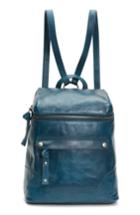 Frye Melissa Leather Backpack - Blue/green
