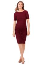 Women's Isabella Oliver Ruched Maternity Dress - Red