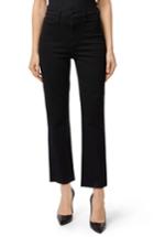 Women's J Brand Stovepipe Raw Hem Straight Leg Jeans - Black