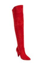 Women's Kurt Geiger London Violet Over-the-knee Boot Us / 36eu - Red