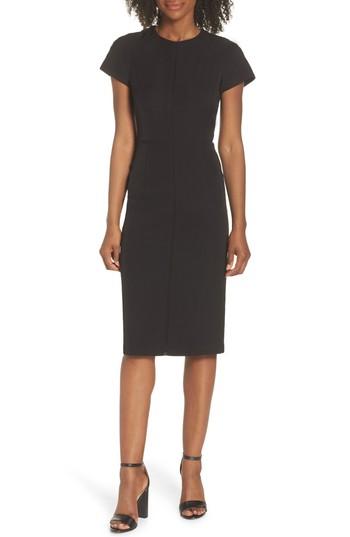 Women's Maggy London Dream Crepe Sheath Dress - Black