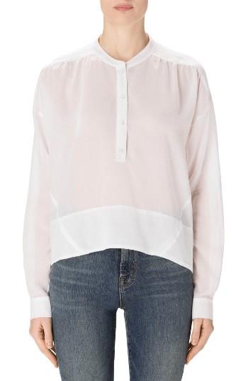 Women's J Brand Gail Henley Top - White