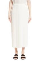 Women's St. John Collection Pleated Knit Midi Skirt