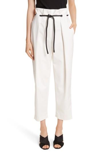 Women's 3.1 Phillip Lim Origami Crop Flare Pants - White
