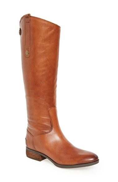 Women's Sam Edelman 'penny' Boot .5 Regular Calf M - Brown