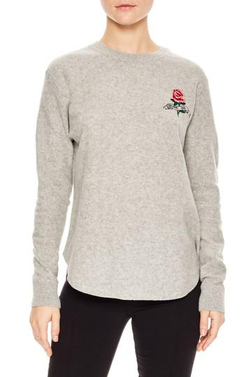 Women's Sandro Glen Long Sleeve Wool Pullover