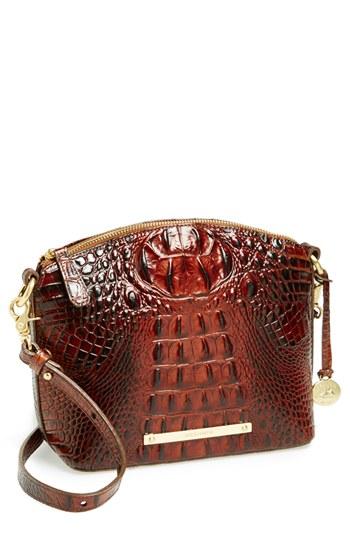 Brahmin 'mini Duxbury' Crossbody Bag - Brown