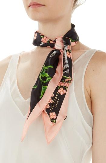 Women's Ted Baker London Florence Diamond Silk Scarf