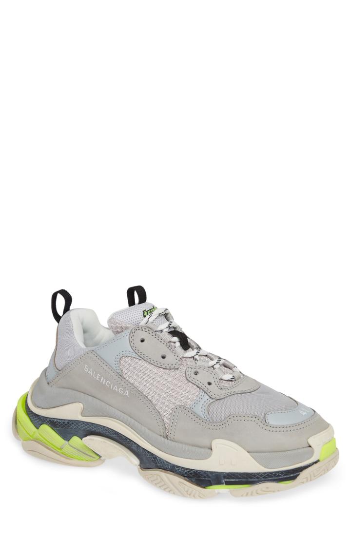 Men's Balenciaga Triple S Retro Sneaker Us / 43eu - Grey