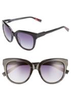 Women's Ed Ellen Degeneres 54mm Oval Sunglasses - Grey Stripe