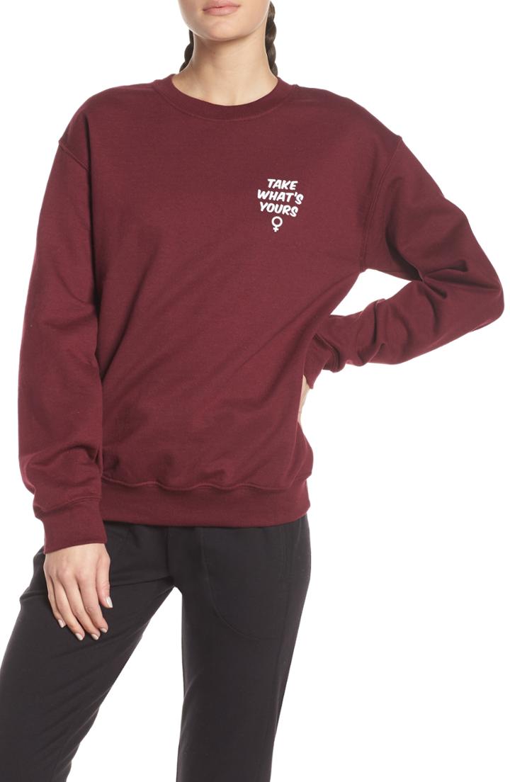 Women's Melody Ehsani World Is Yours Women's Sweatshirt - Purple