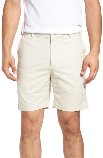 Men's Peter Millar Soft Touch Stretch Twill Shorts - Beige