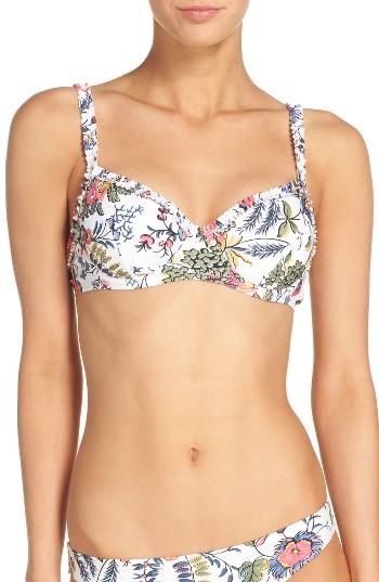 Women's Tory Burch Gabriella Underwire Bikini Top - Ivory