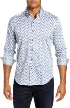 Men's Robert Graham Tiller Tailored Fit Sport Shirt - White