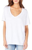Women's Michael Stars Love Cotton Tee, Size - White