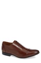 Men's Kenneth Cole New York Mix Cap Toe Oxford .5 M - Brown