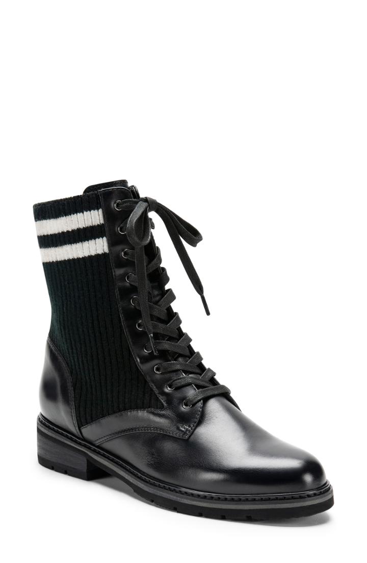 Women's Blondo Vicks Waterproof Sock Bootie .5 M - Black