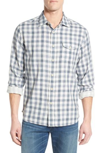 Men's Grayers 'denby' Trim Fit Double Woven Sport Shirt - Blue