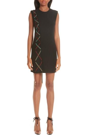 Women's Versace Lace-up Detail Dress Us / 38 It - Black