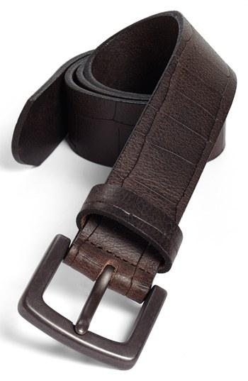 Men's Bosca Gator Embossed Belt
