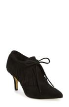 Women's Bella Vita 'diem' Fringe Suede Bootie N - Black