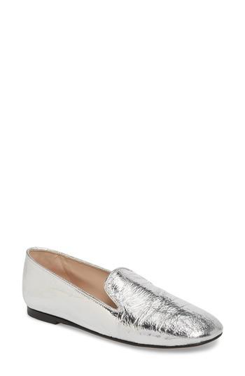 Women's Stuart Weitzman Myguy Venetian Loafer M - Grey