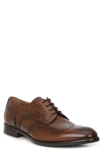 Men's Bruno Magli Parma Wingtip .5 M - Brown