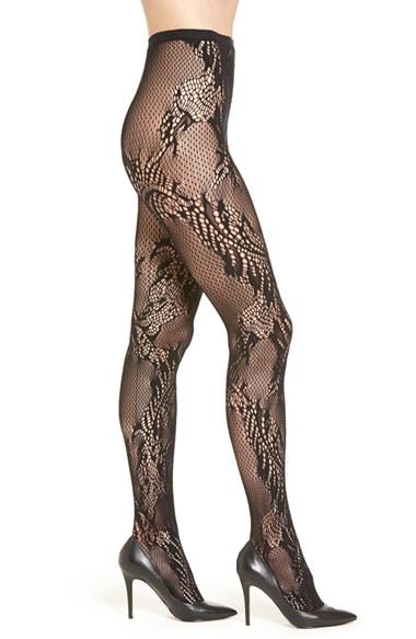 Women's Natori Feather Net Tights
