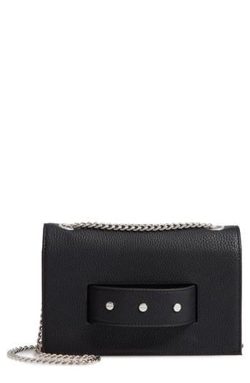 Mali + Lili Jane Studded Vegan Leather Crossbody Bag - Black