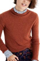 Women's Madewell Inland Rolled Turtleneck Sweater - Orange