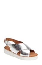 Women's Gentle Souls Kiki Platform Sandal M - Metallic
