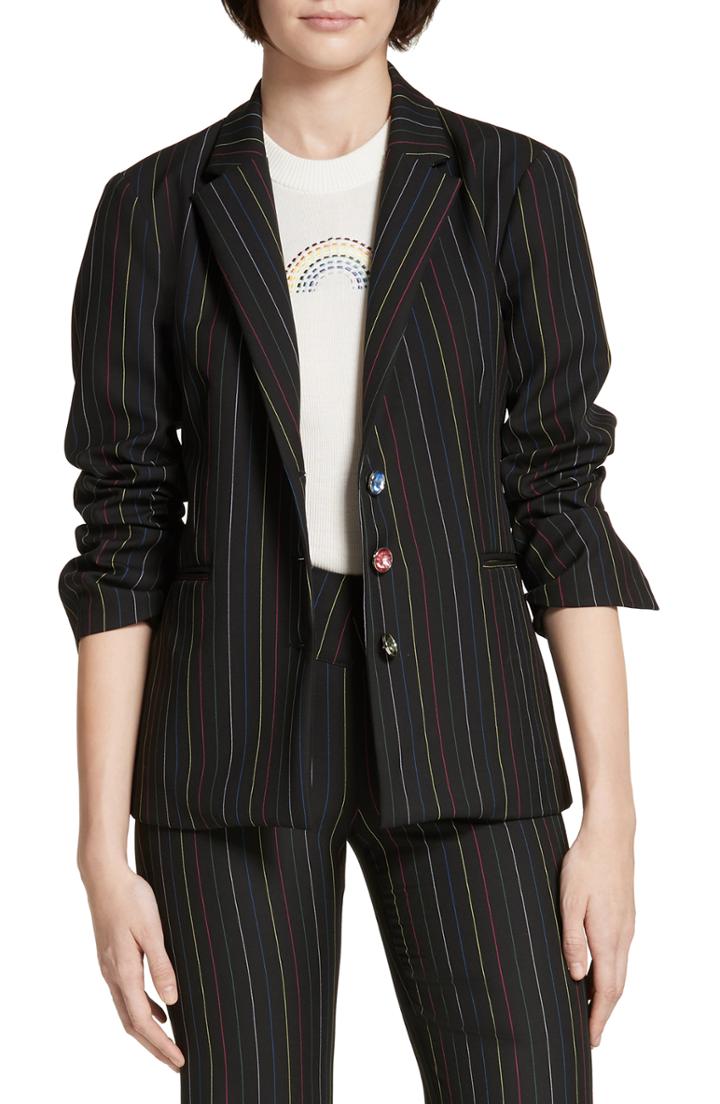 Women's Staud Tunnel Stripe Blazer
