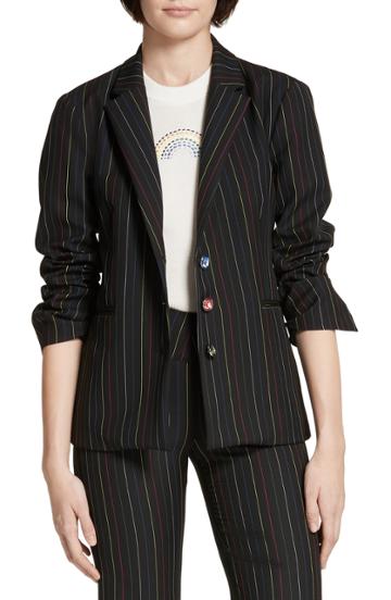 Women's Staud Tunnel Stripe Blazer