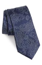 Men's Calibrate Dunsford Paisley Silk Blend Tie, Size - Blue