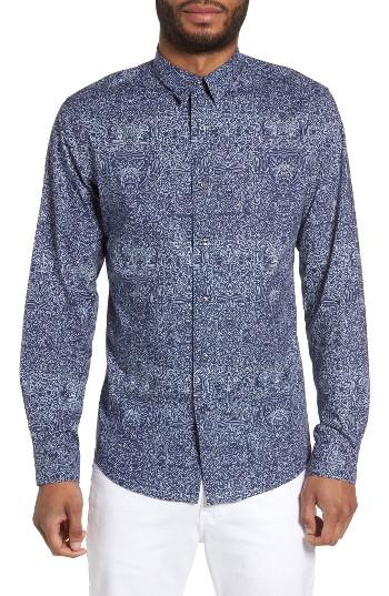 Men's Slate & Stone Slim Fit Print Sport Shirt