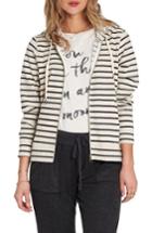 Women's Billabong Catching Waves Stripe Hoodie - Ivory