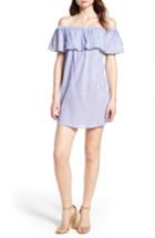 Women's Bishop + Young Stripe Off The Shoulder Dress - Blue