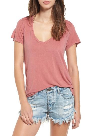 Women's Pst By Project Social T Drape Tee - Orange